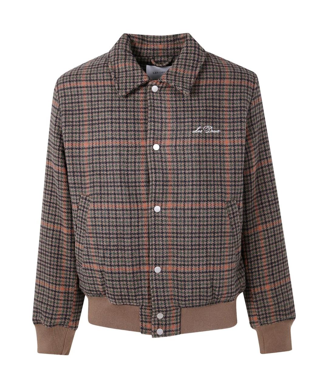 LES DEUX Коричневая шерстяная куртка, фото 1