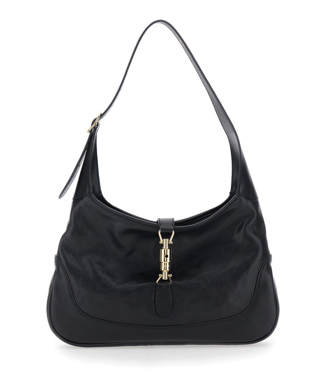 GUCCI Черная кожаная сумка через плечо, фото 1