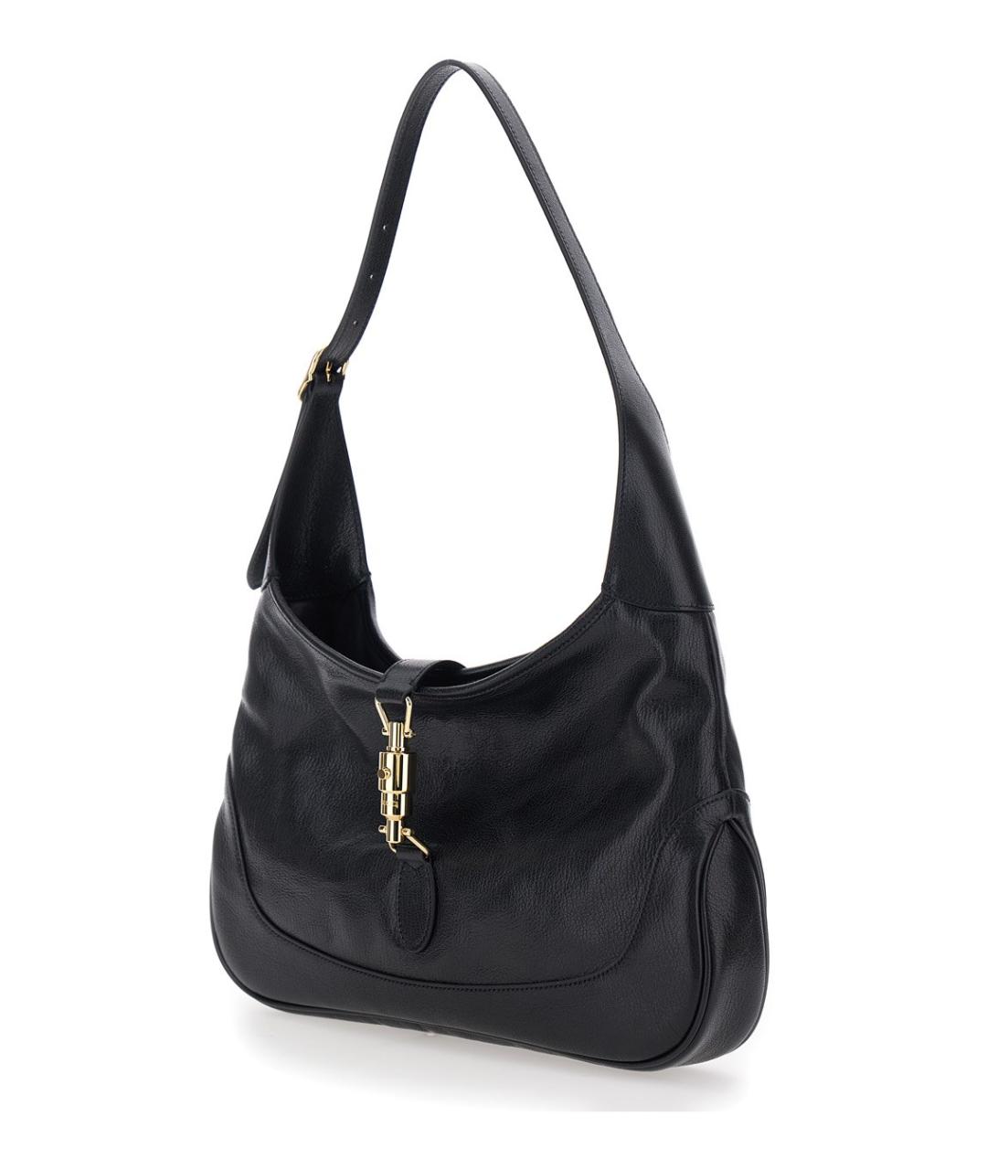 GUCCI Черная кожаная сумка через плечо, фото 2