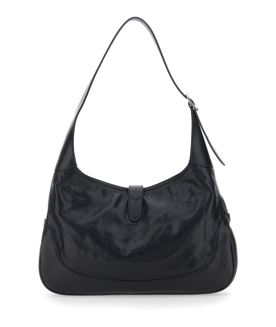 GUCCI Черная кожаная сумка через плечо, фото 4