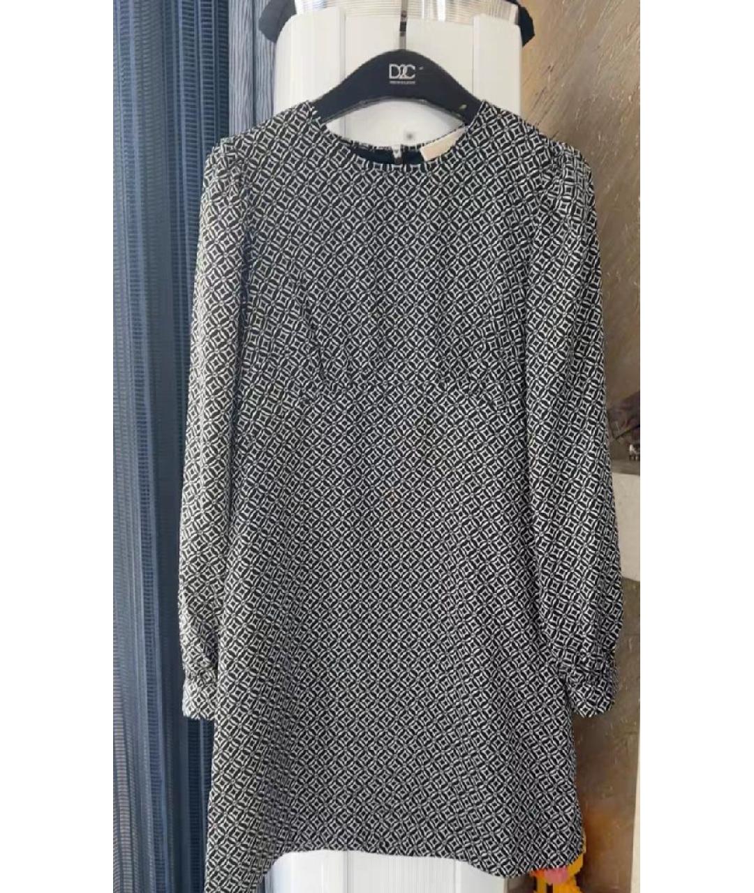 MICHAEL KORS Черное полиэстеровое коктейльное платье, фото 6