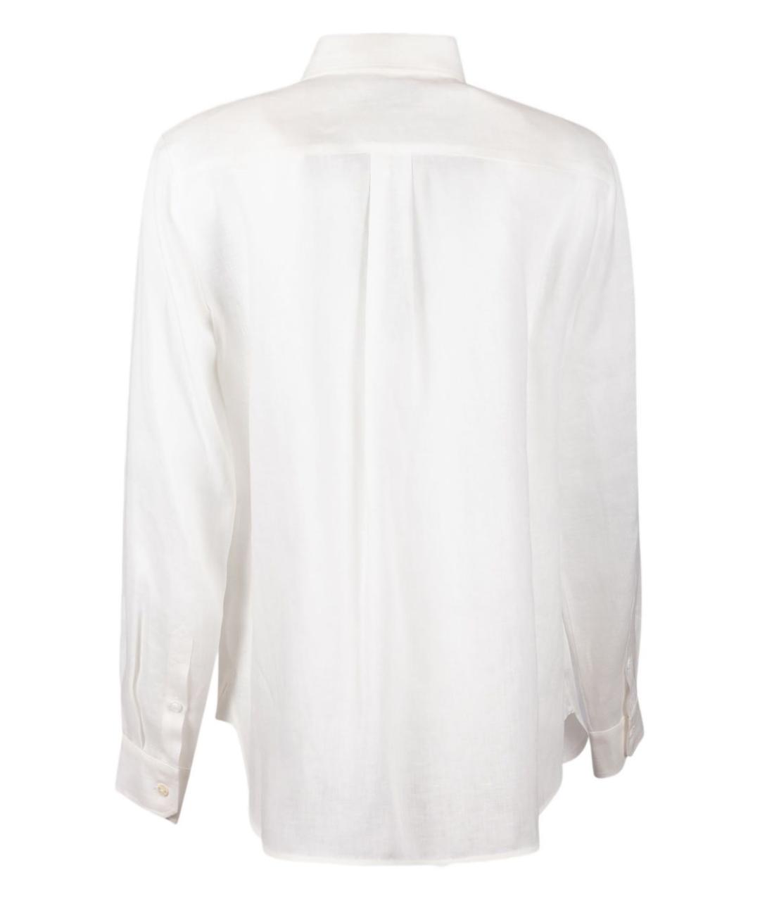 WEEKEND MAX MARA Белая шелковая рубашка, фото 2