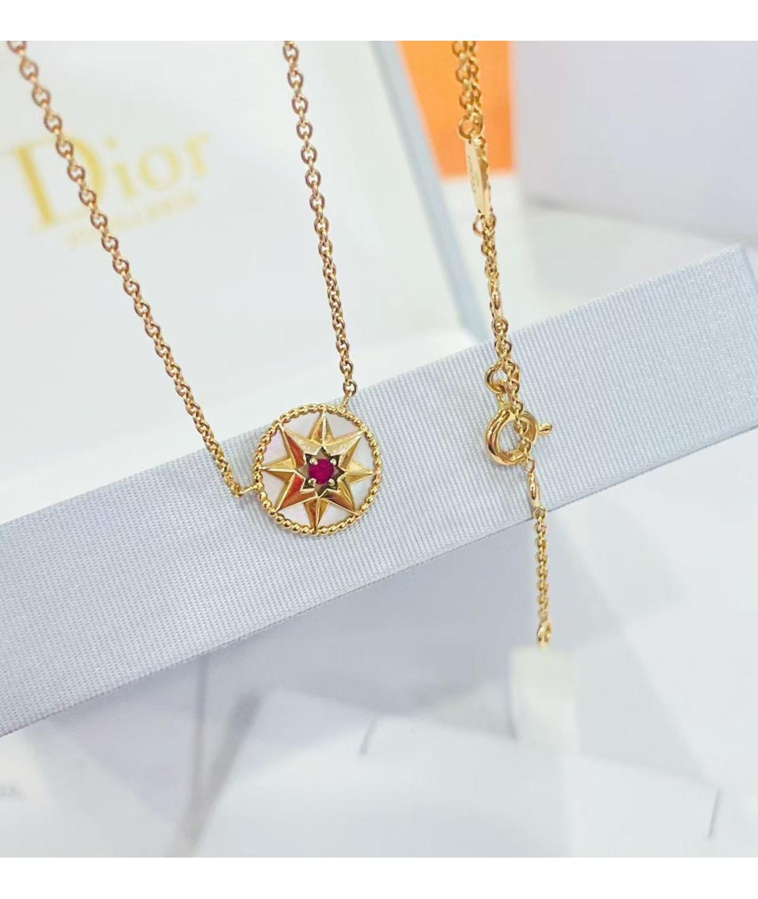 CHRISTIAN DIOR Золотое колье из розового золота, фото 5