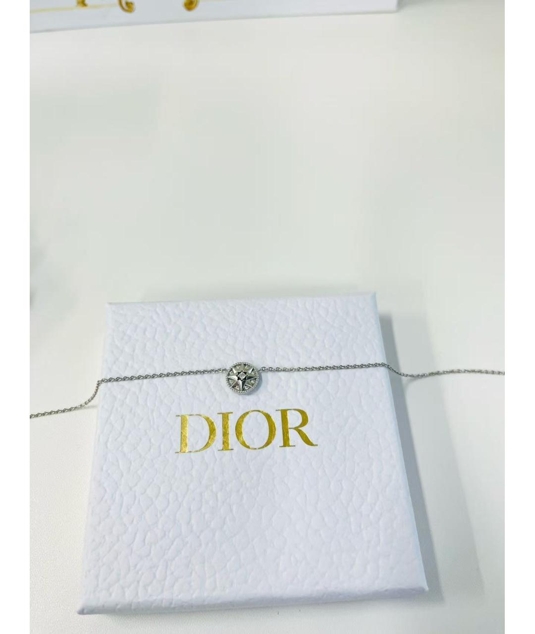 CHRISTIAN DIOR Серебряное колье из белого золота, фото 5