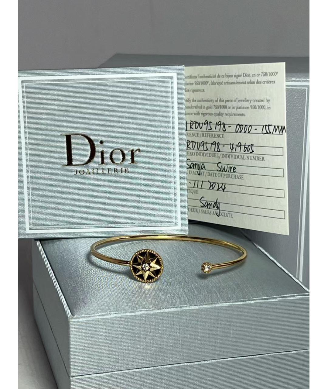 CHRISTIAN DIOR Золотой браслет из розового золота, фото 5