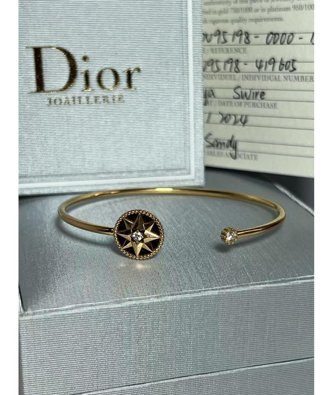 CHRISTIAN DIOR Золотой браслет из розового золота, фото 3