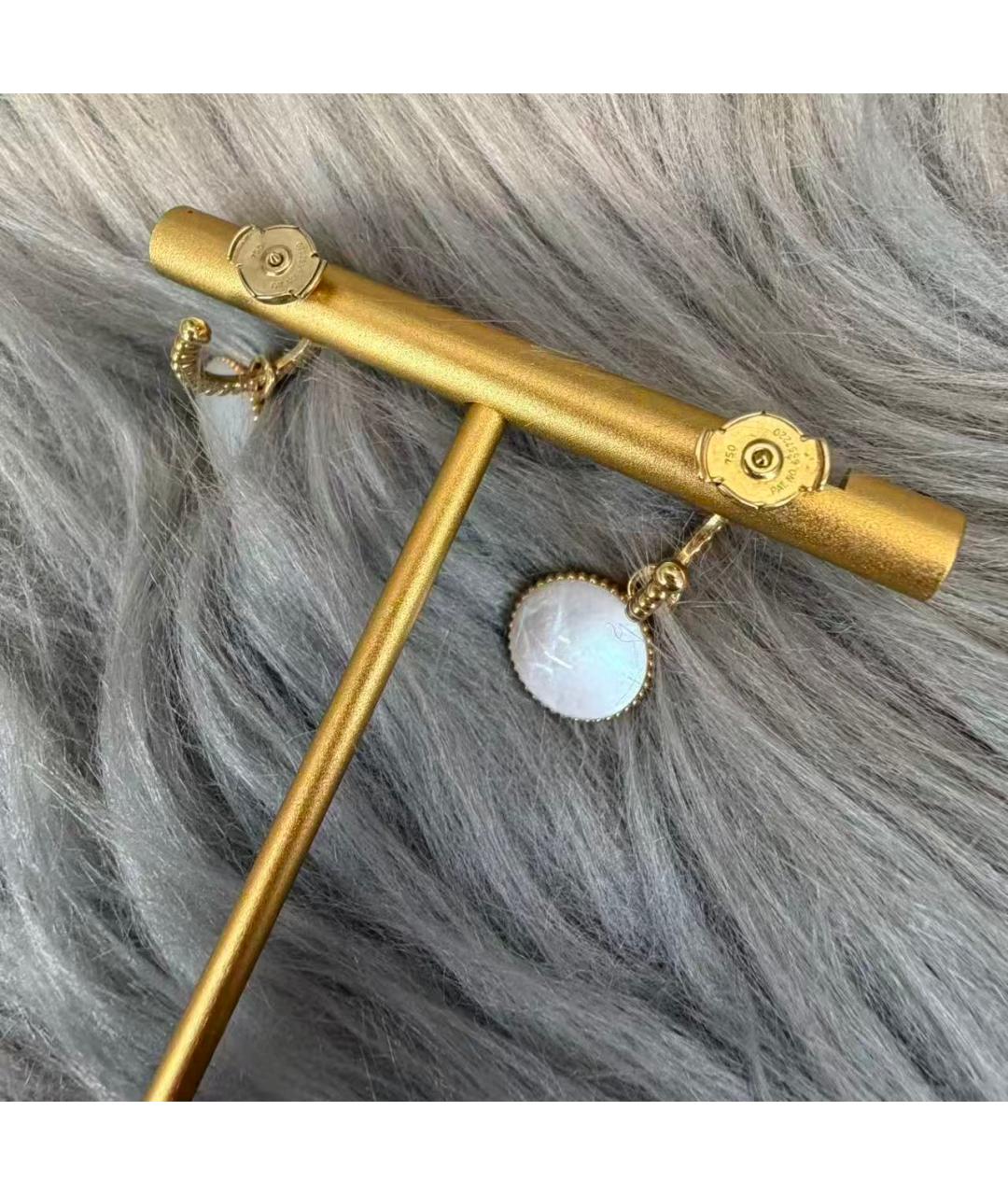 CHRISTIAN DIOR Золотые серьги, фото 4