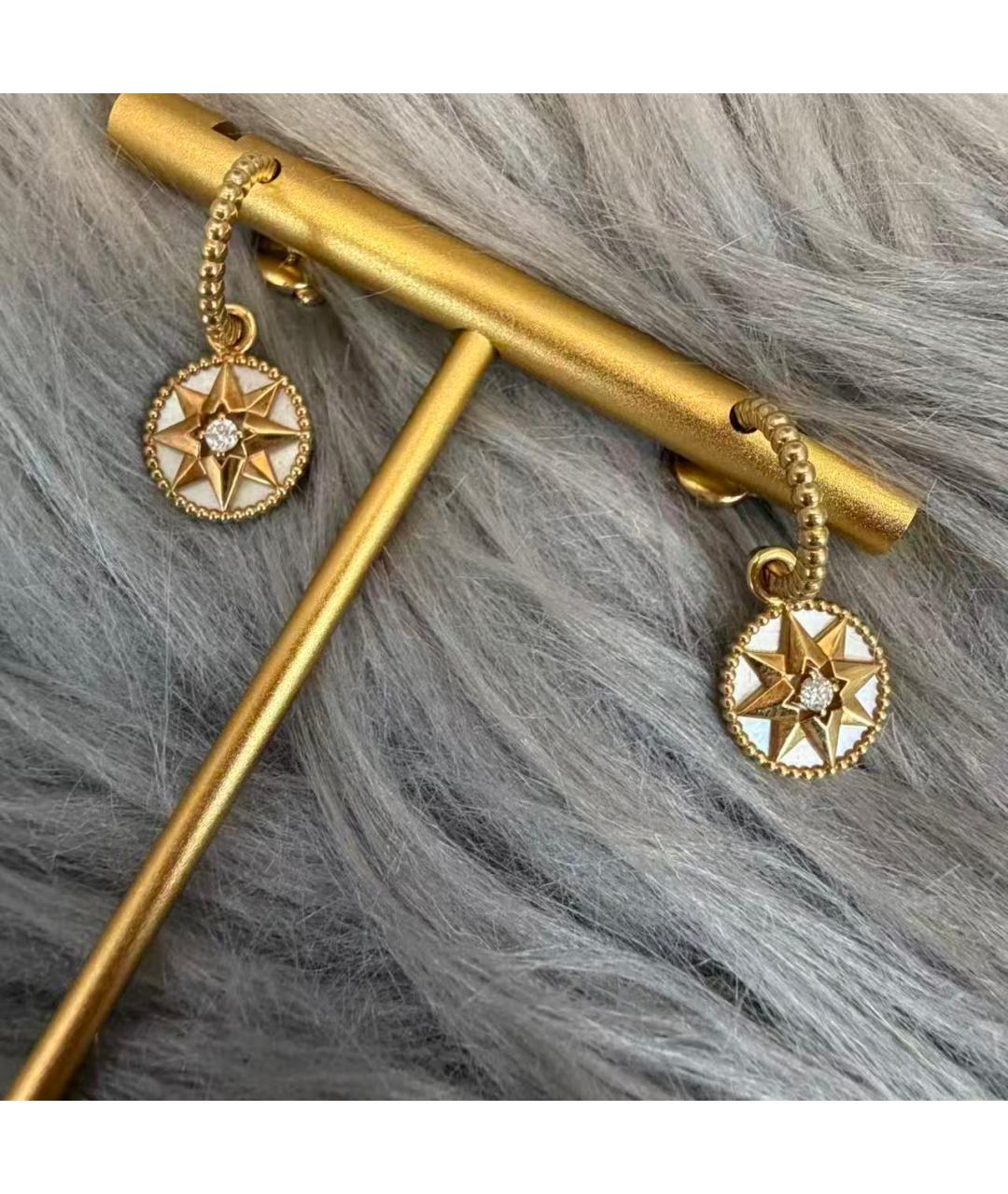 CHRISTIAN DIOR Золотые серьги, фото 3