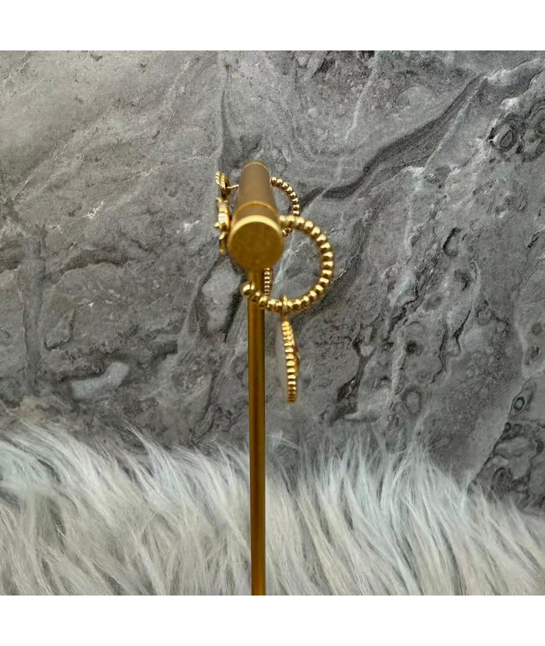 CHRISTIAN DIOR Золотые серьги, фото 6