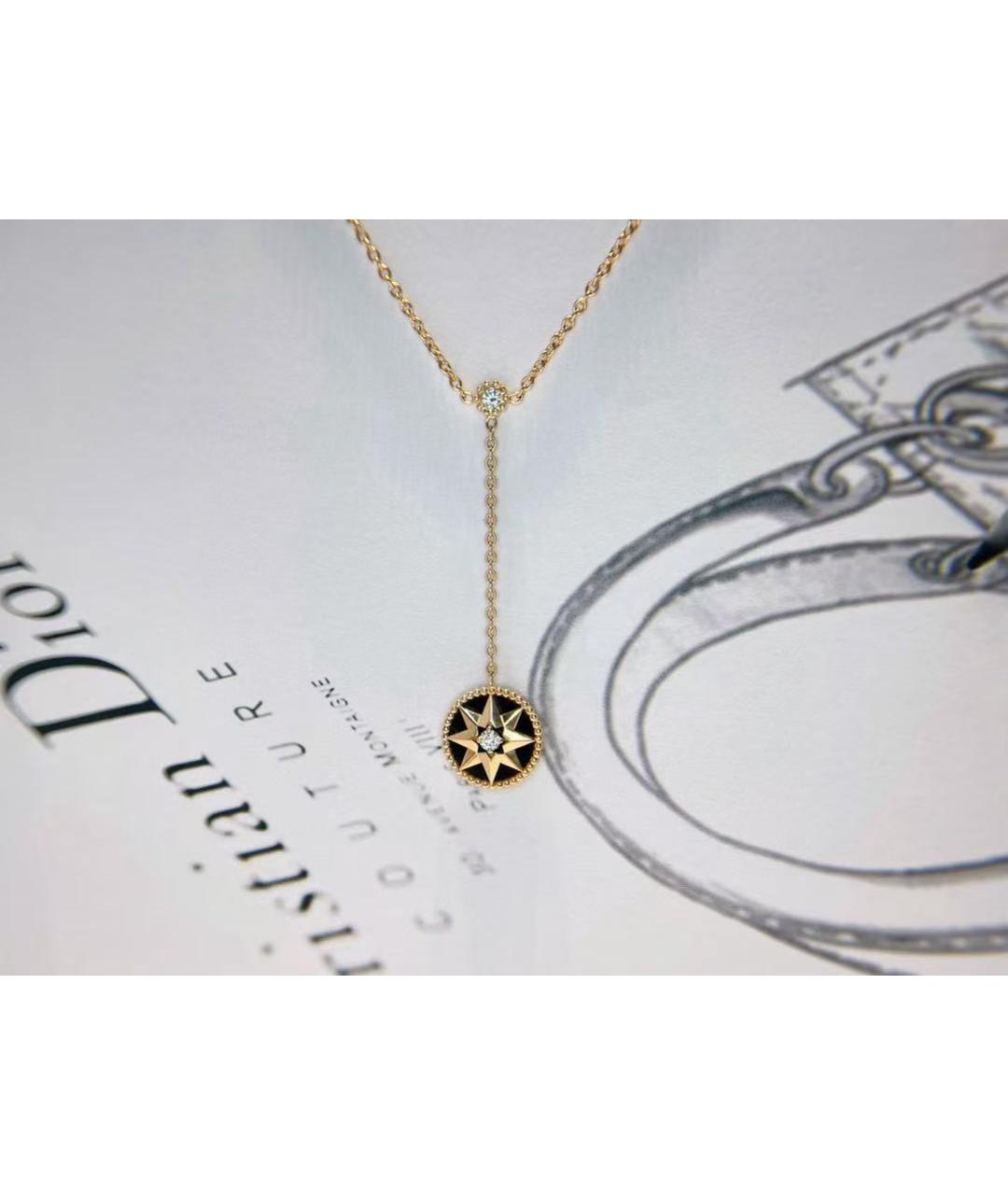 CHRISTIAN DIOR Золотое колье из розового золота, фото 3