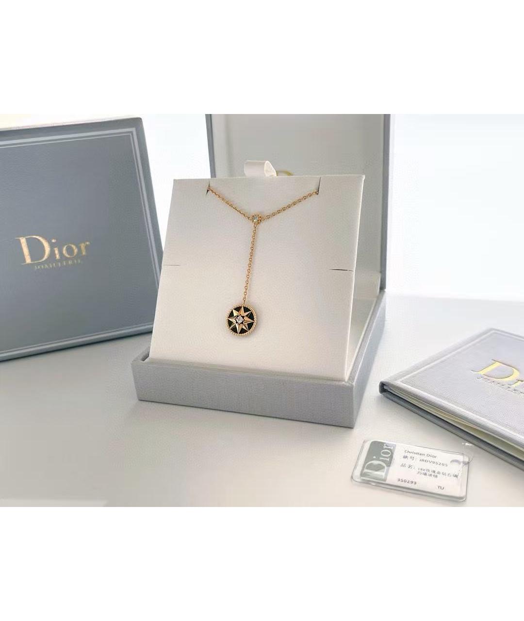 CHRISTIAN DIOR Золотое колье из розового золота, фото 2