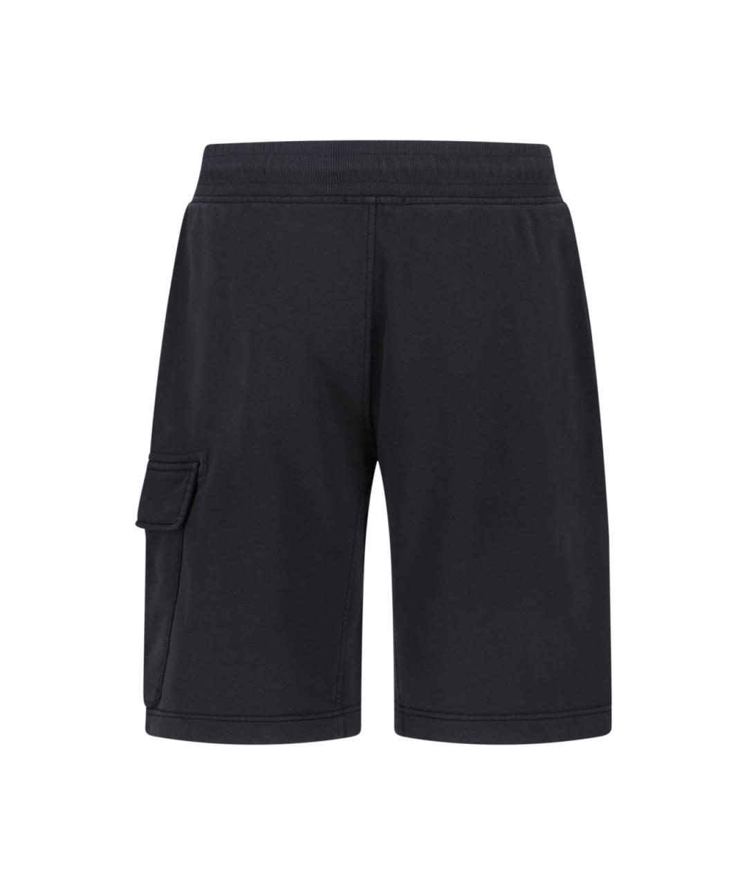 CP COMPANY Черные хлопковые шорты, фото 2