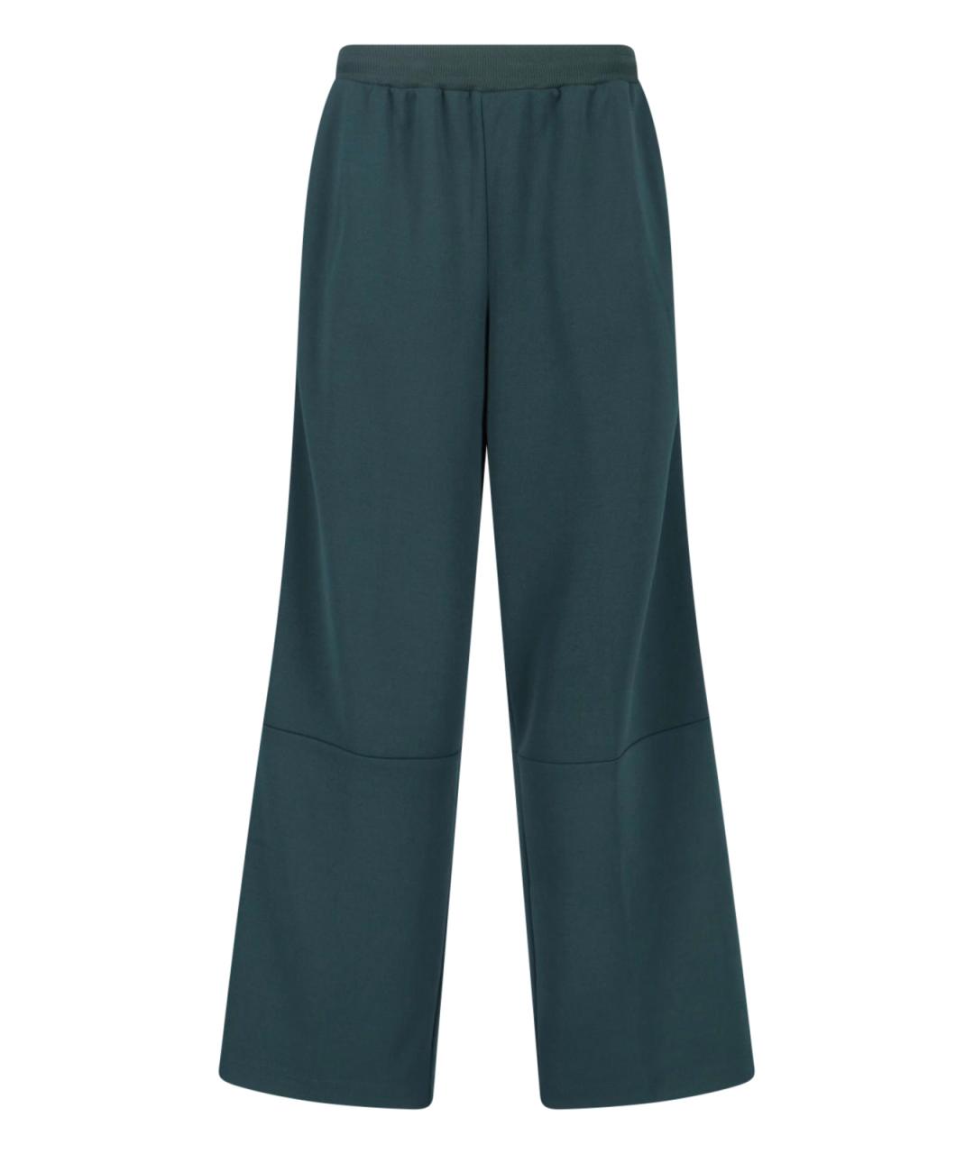 GUCCI Зеленые прямые брюки, фото 1