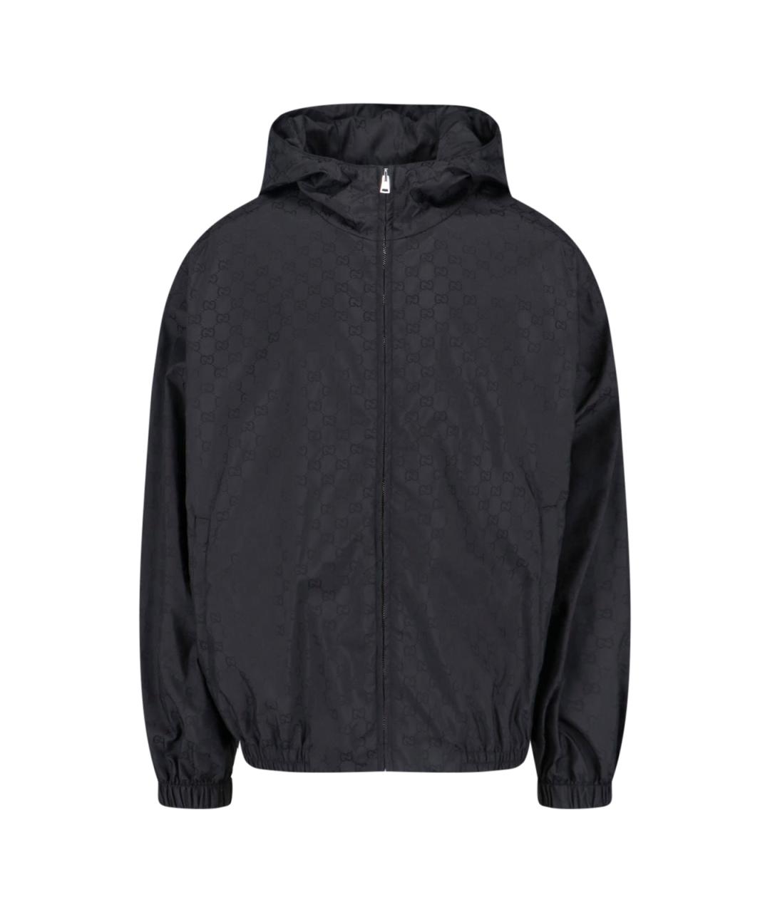 GUCCI Черная полиамидовая куртка, фото 1