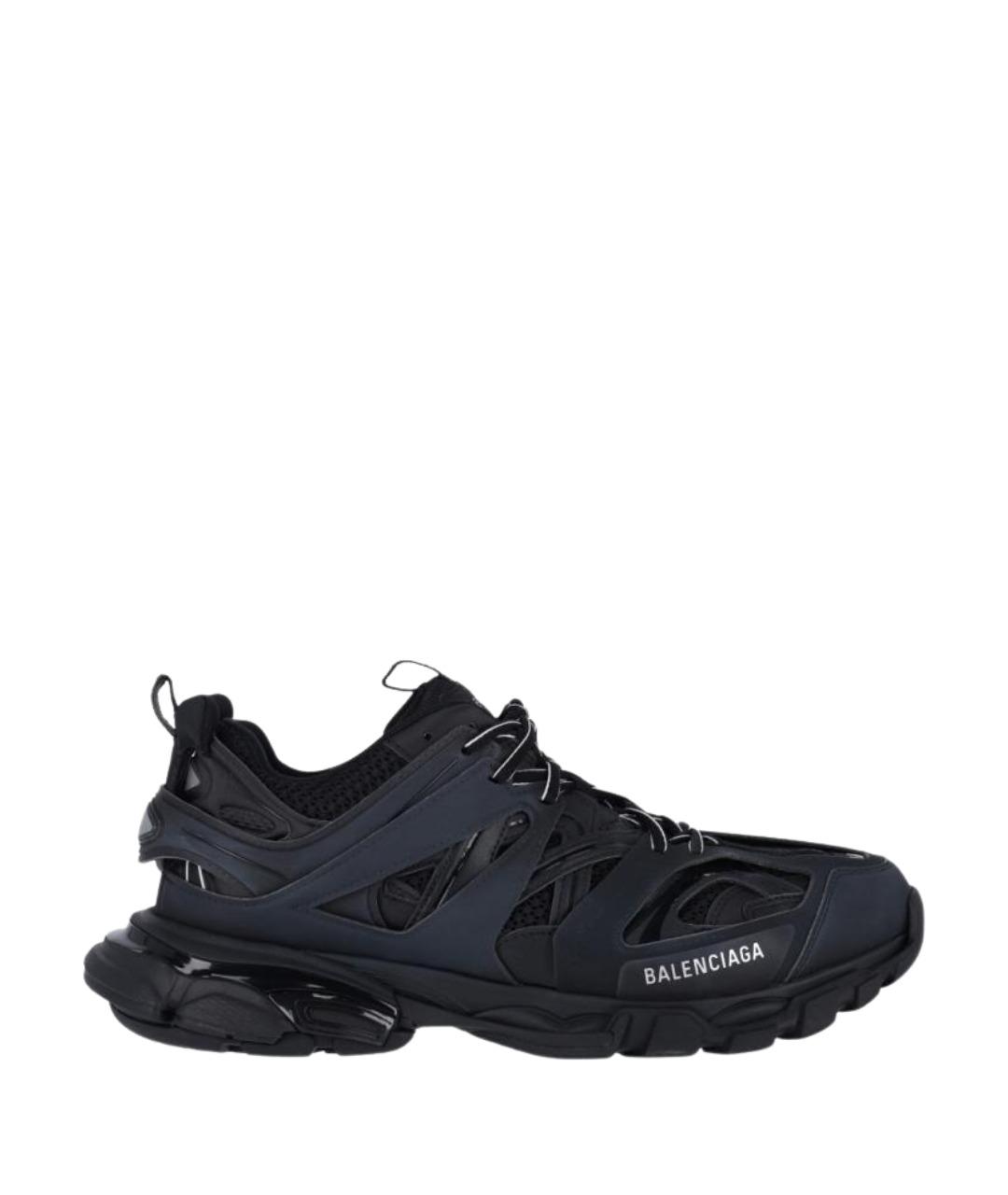 BALENCIAGA Черные синтетические низкие кроссовки / кеды, фото 1