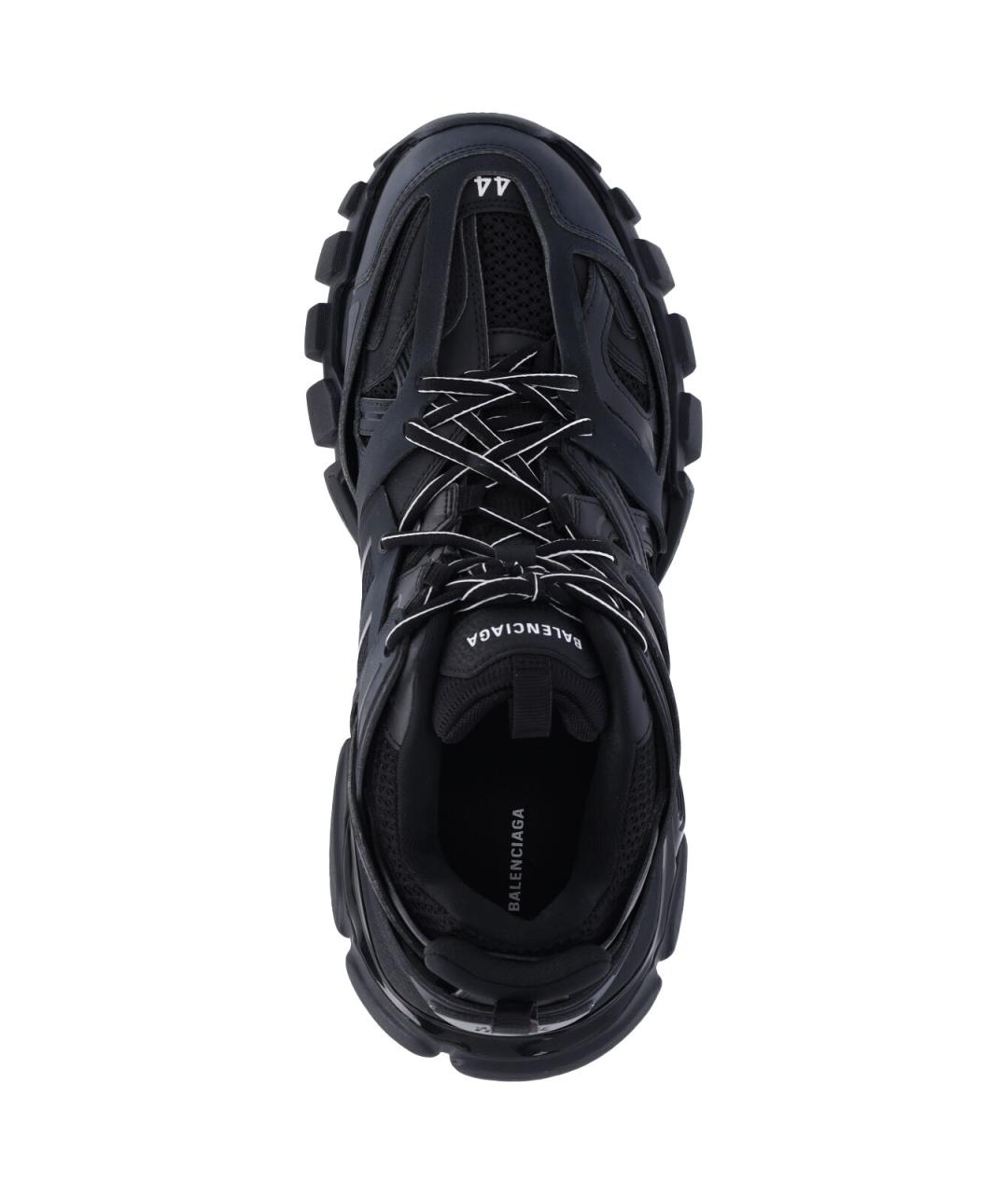 BALENCIAGA Черные синтетические низкие кроссовки / кеды, фото 5