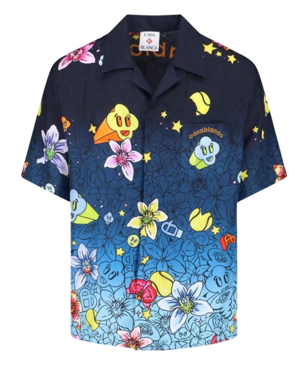 CASABLANCA Мульти шелковая кэжуал рубашка, фото 1