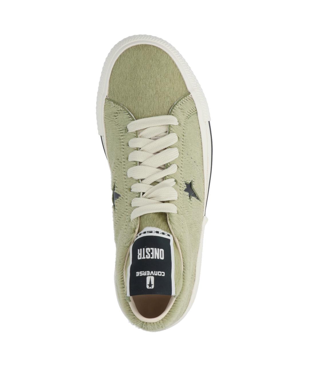 RICK OWENS DRKSHDW Зеленые текстильные кеды, фото 5