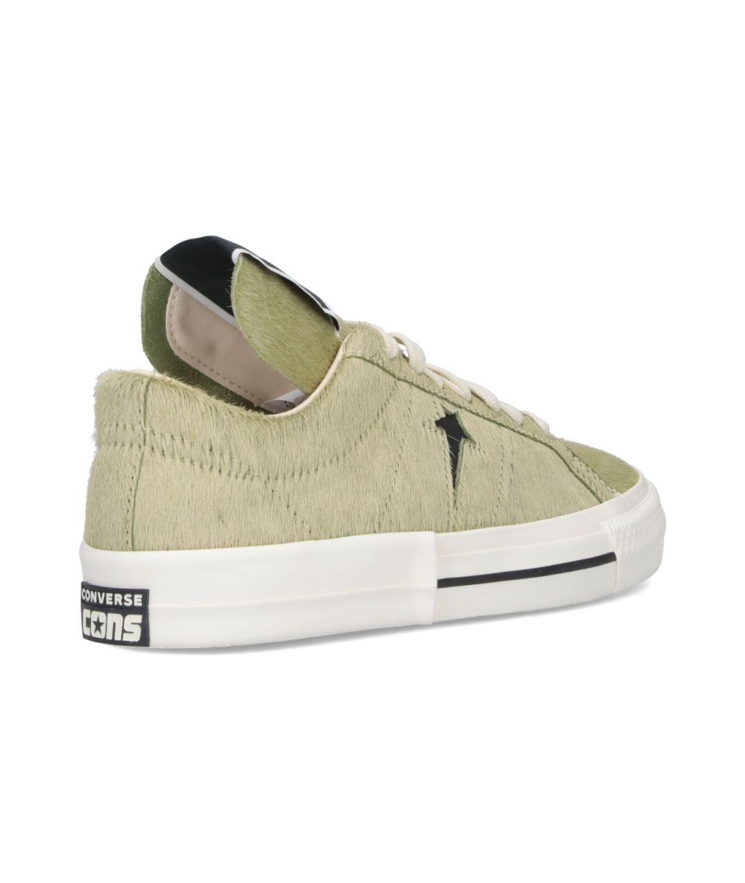 RICK OWENS DRKSHDW Зеленые текстильные кеды, фото 4