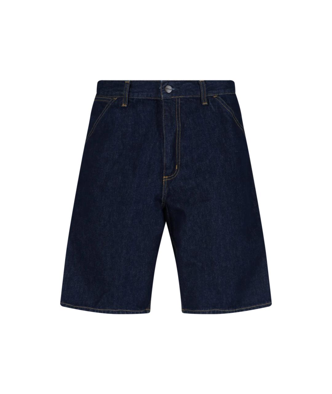 CARHARTT WIP Темно-синие хлопковые шорты, фото 1