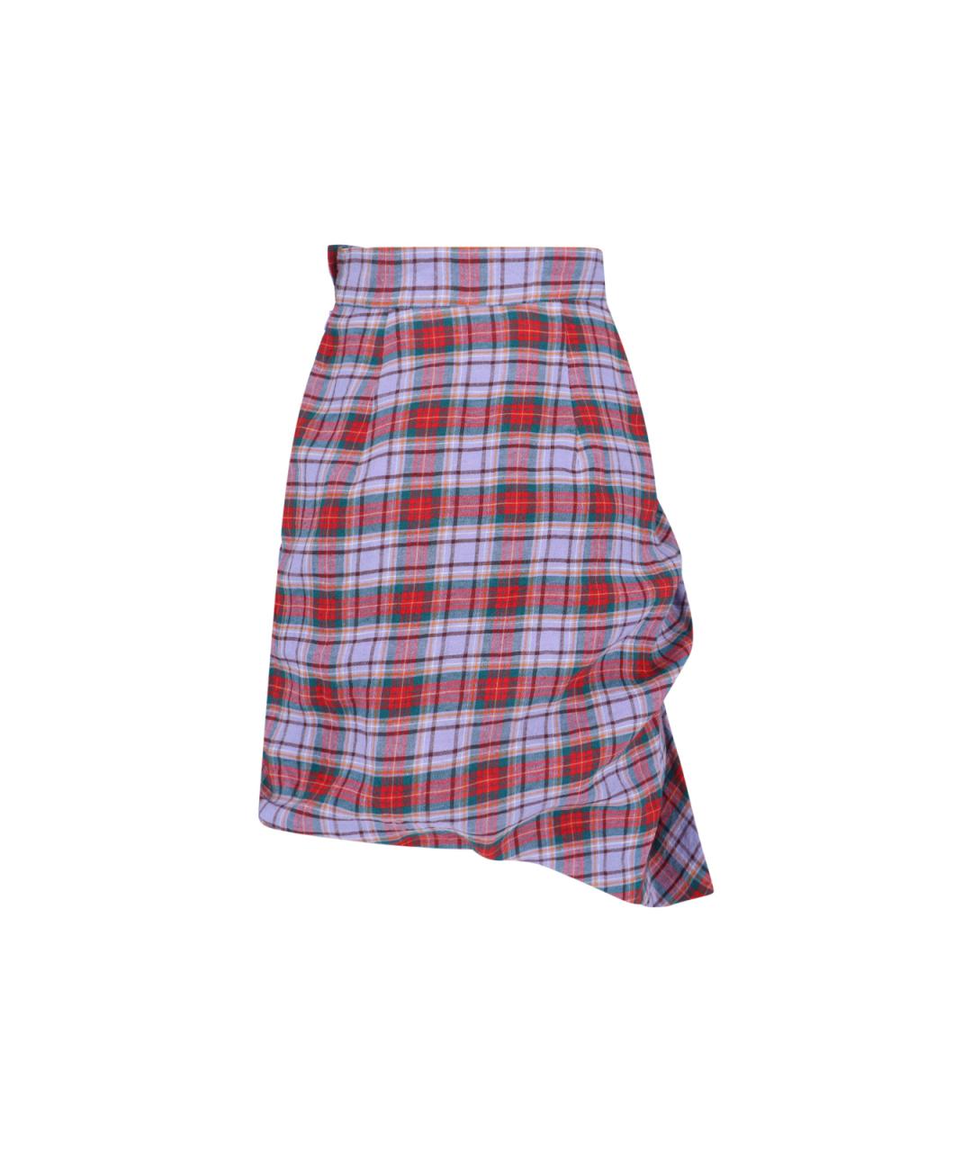 VIVIENNE WESTWOOD Мульти льняная юбка миди, фото 2