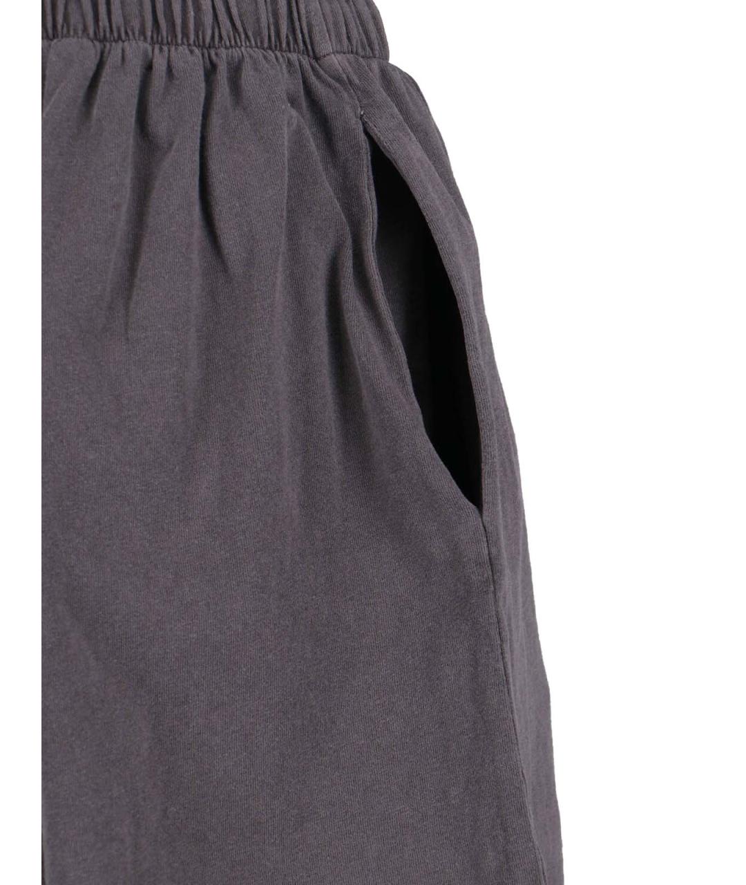 OUR LEGACY Серые хлопковые шорты, фото 4