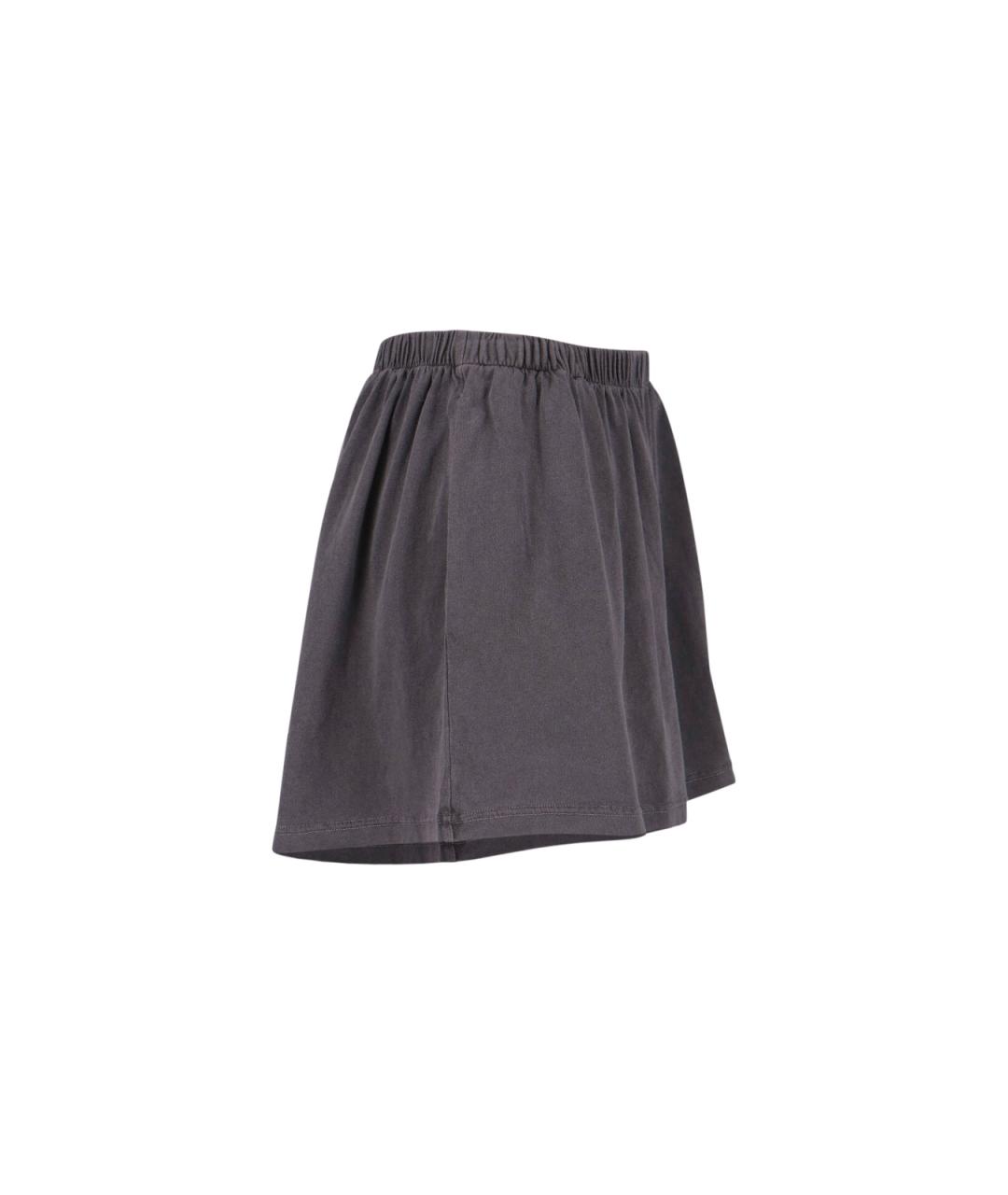 OUR LEGACY Серые хлопковые шорты, фото 3