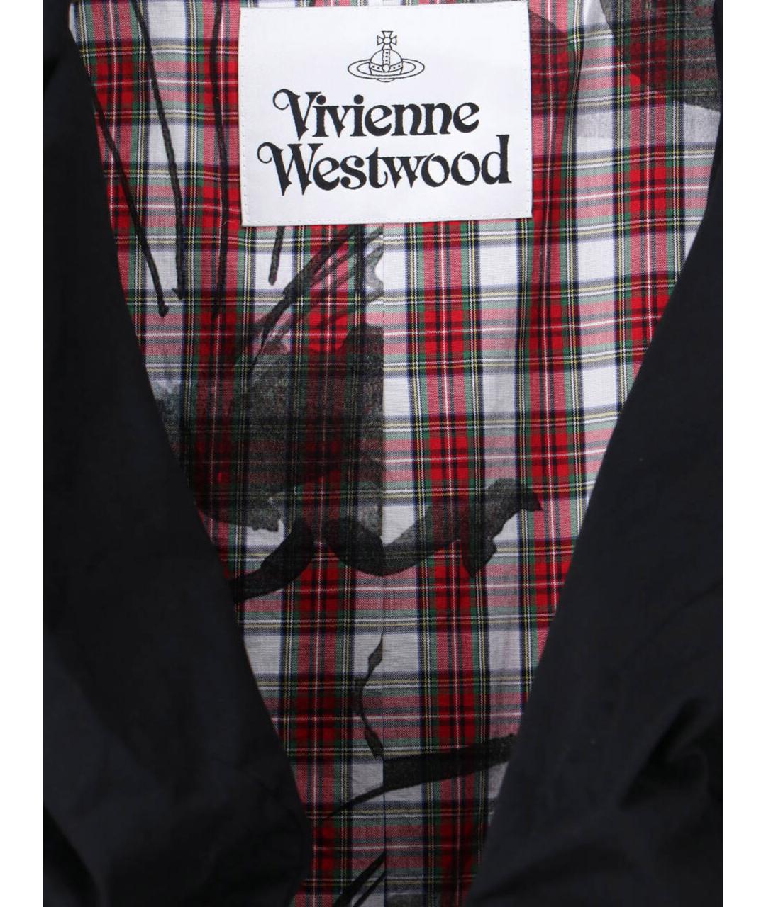 VIVIENNE WESTWOOD Черный хлопковый жакет/пиджак, фото 5