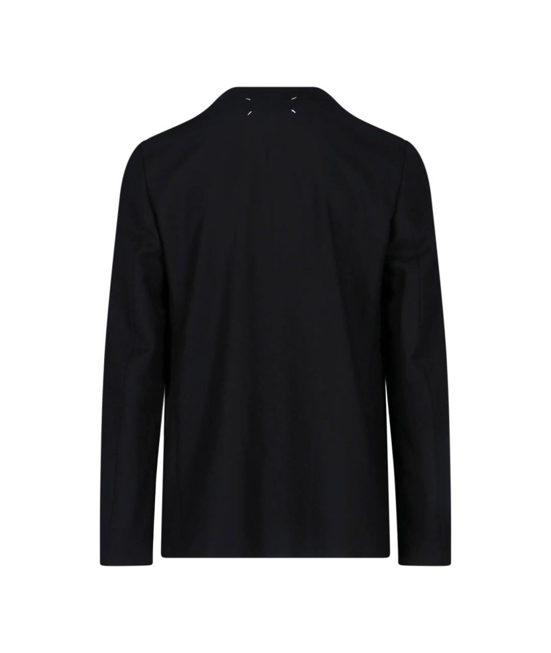 MAISON MARGIELA Черный шерстяной пиджак, фото 2