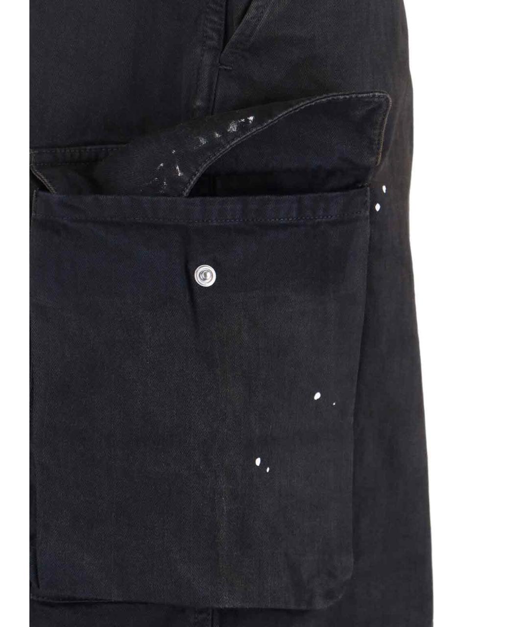OUR LEGACY Черные хлопковые шорты, фото 4