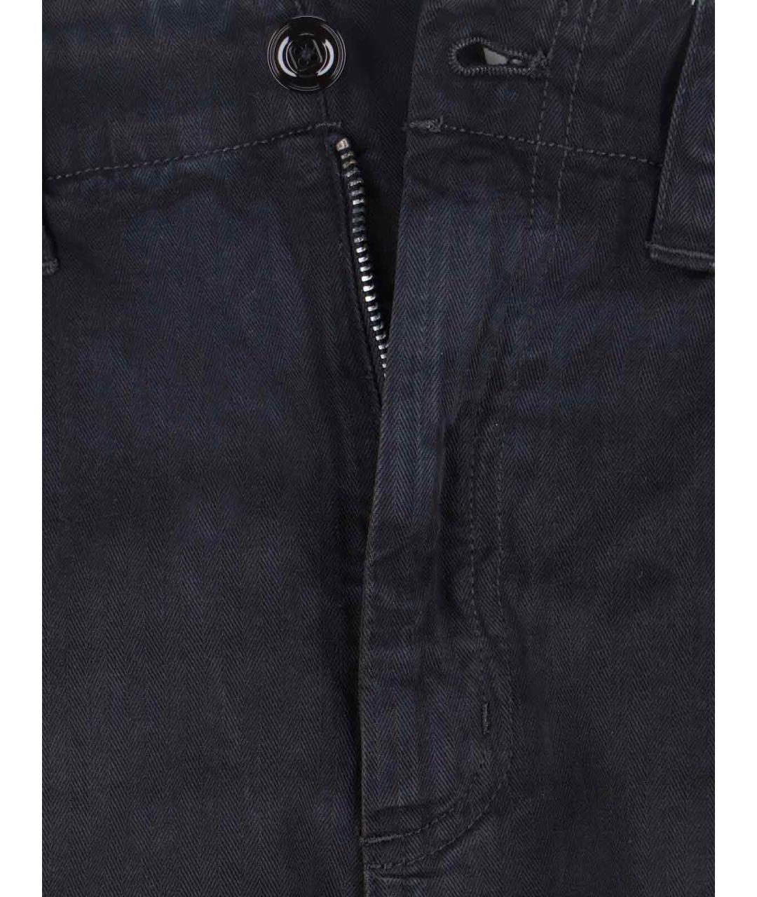 OUR LEGACY Черные хлопковые шорты, фото 5