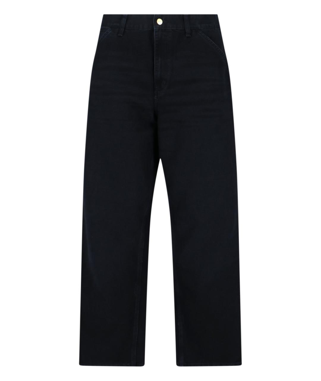 CARHARTT WIP Черные хлопковые прямые джинсы, фото 1
