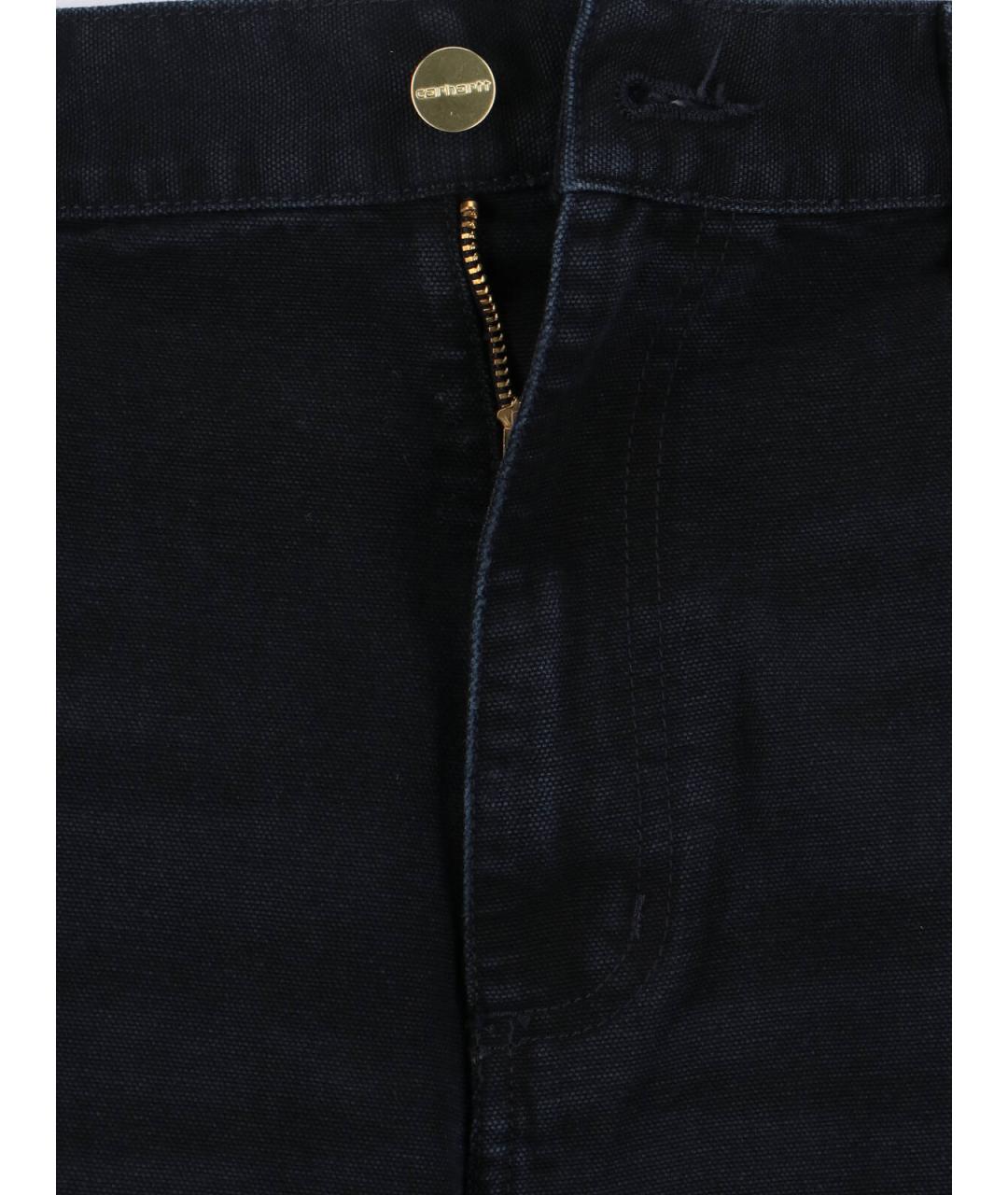 CARHARTT WIP Черные хлопковые прямые джинсы, фото 5