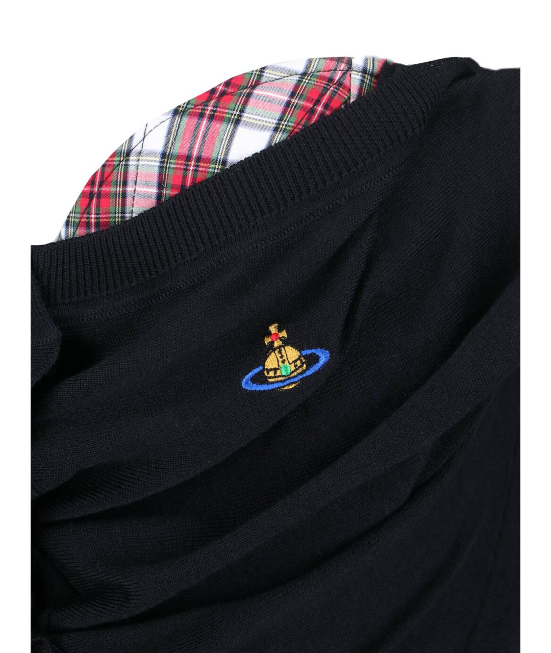 VIVIENNE WESTWOOD Черный шерстяной кардиган, фото 3