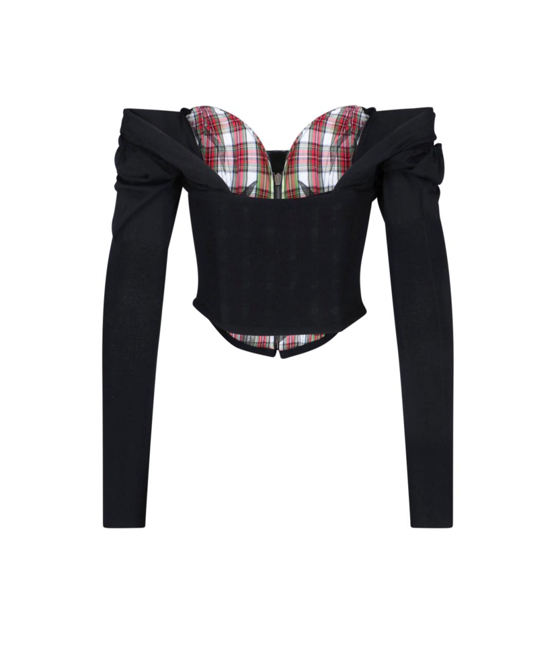 VIVIENNE WESTWOOD Черный шерстяной кардиган, фото 2