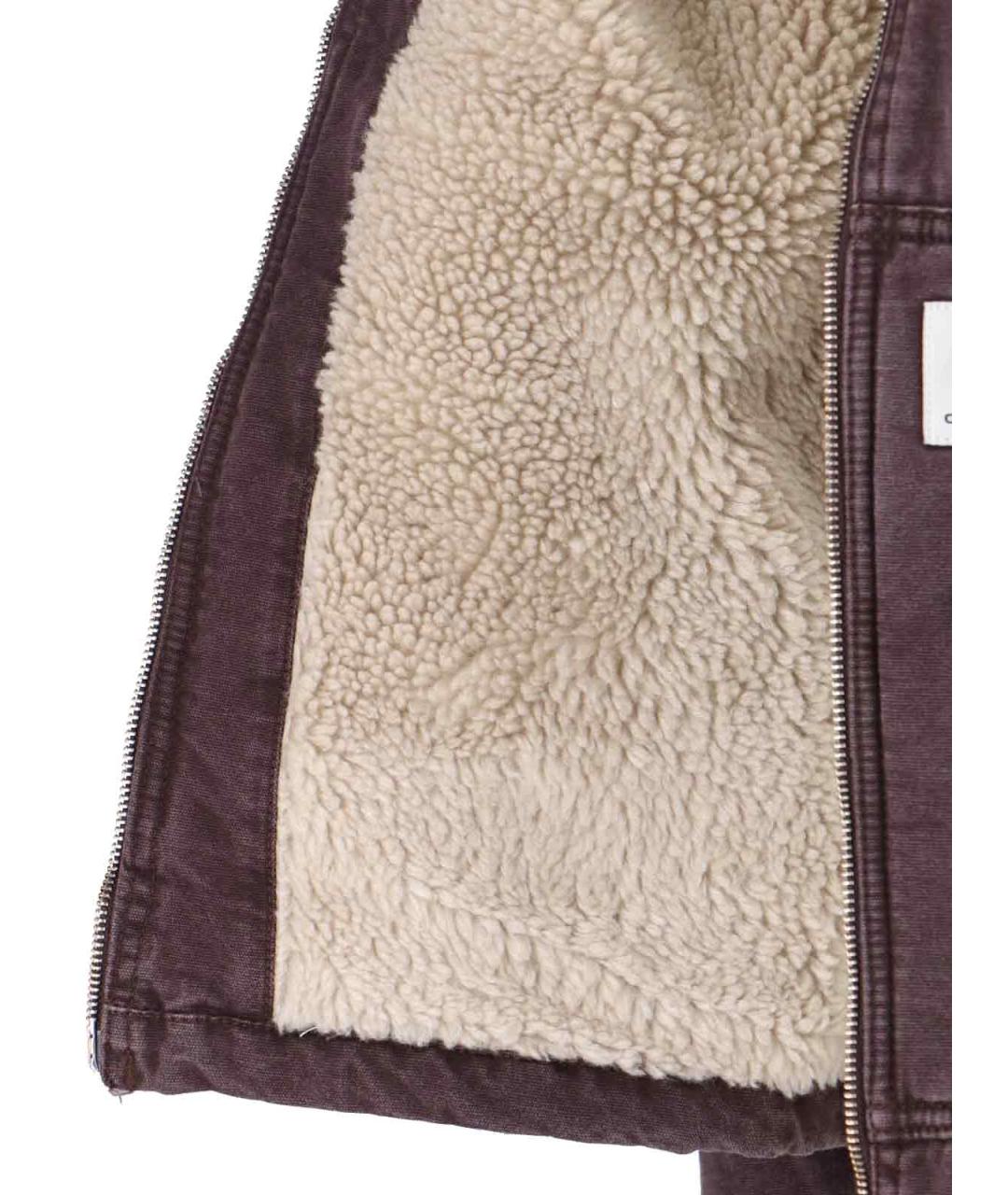 CARHARTT WIP Фиолетовая хлопковая куртка, фото 5