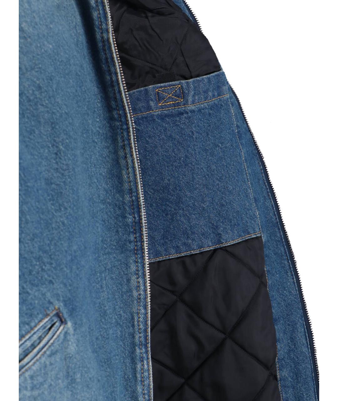 CARHARTT WIP Синяя хлопковая куртка, фото 5