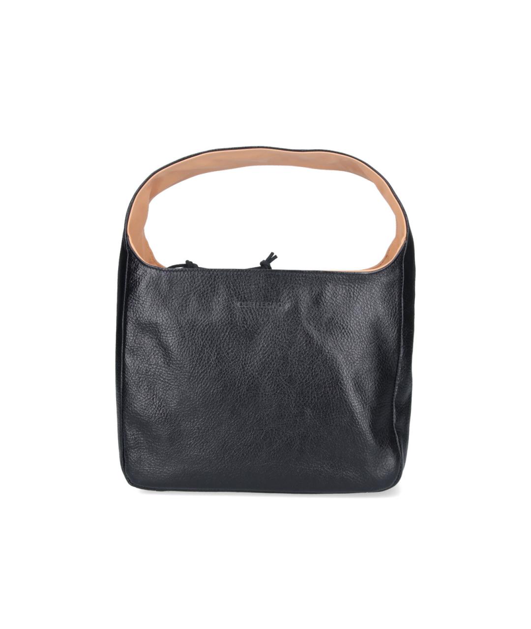 OUR LEGACY Черная кожаная сумка через плечо, фото 1