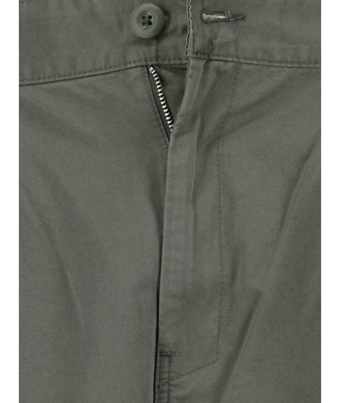 CARHARTT WIP Зеленые хлопковые повседневные брюки, фото 5