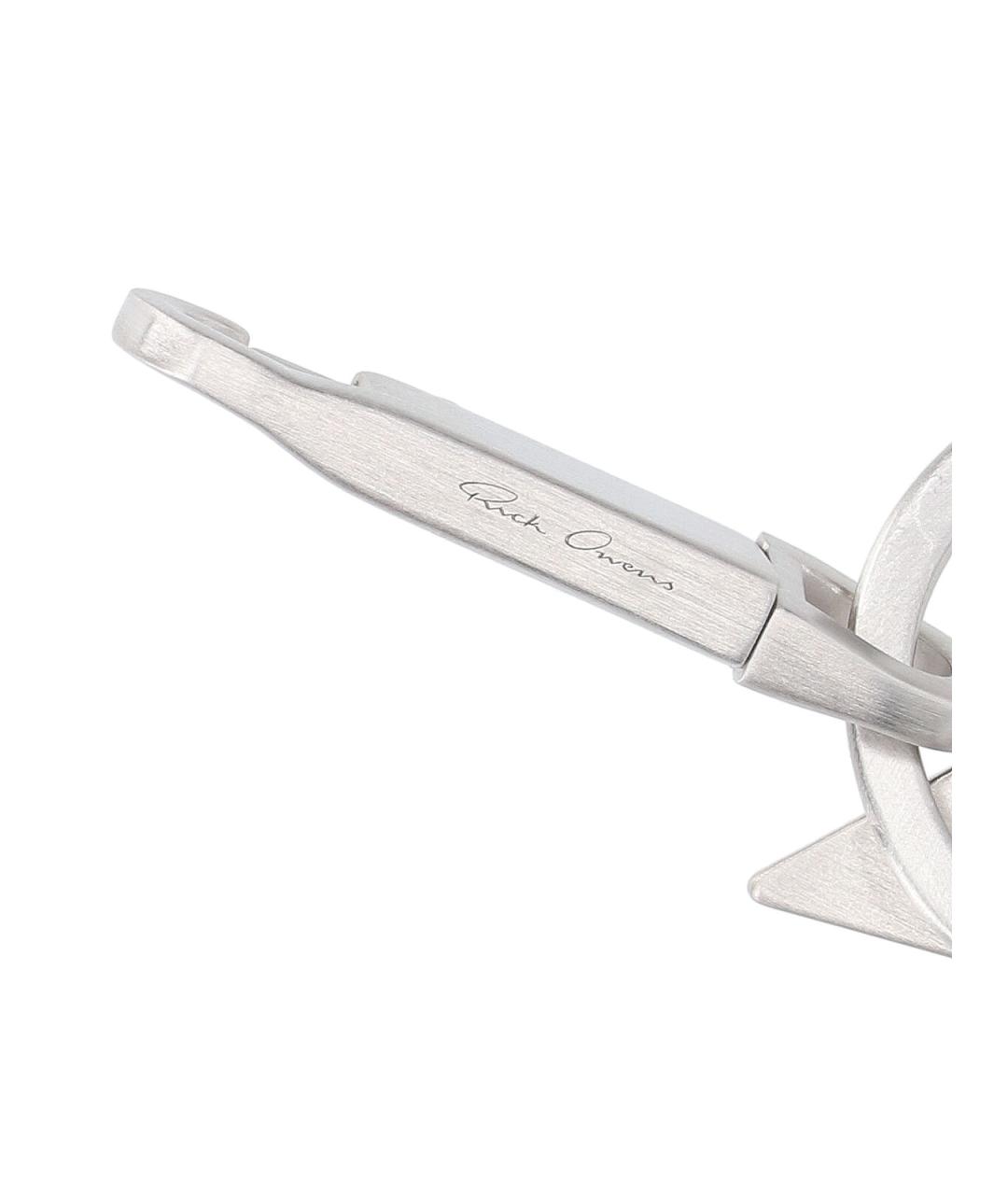 RICK OWENS Серебрянный брелок, фото 3