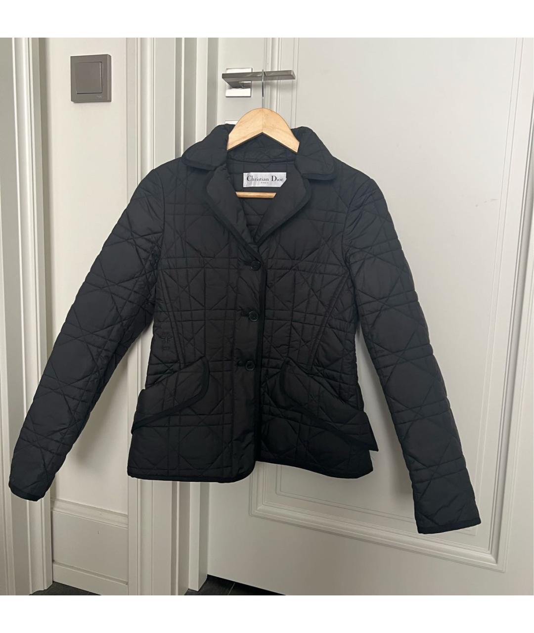 CHRISTIAN DIOR Черная полиэстеровая куртка, фото 7