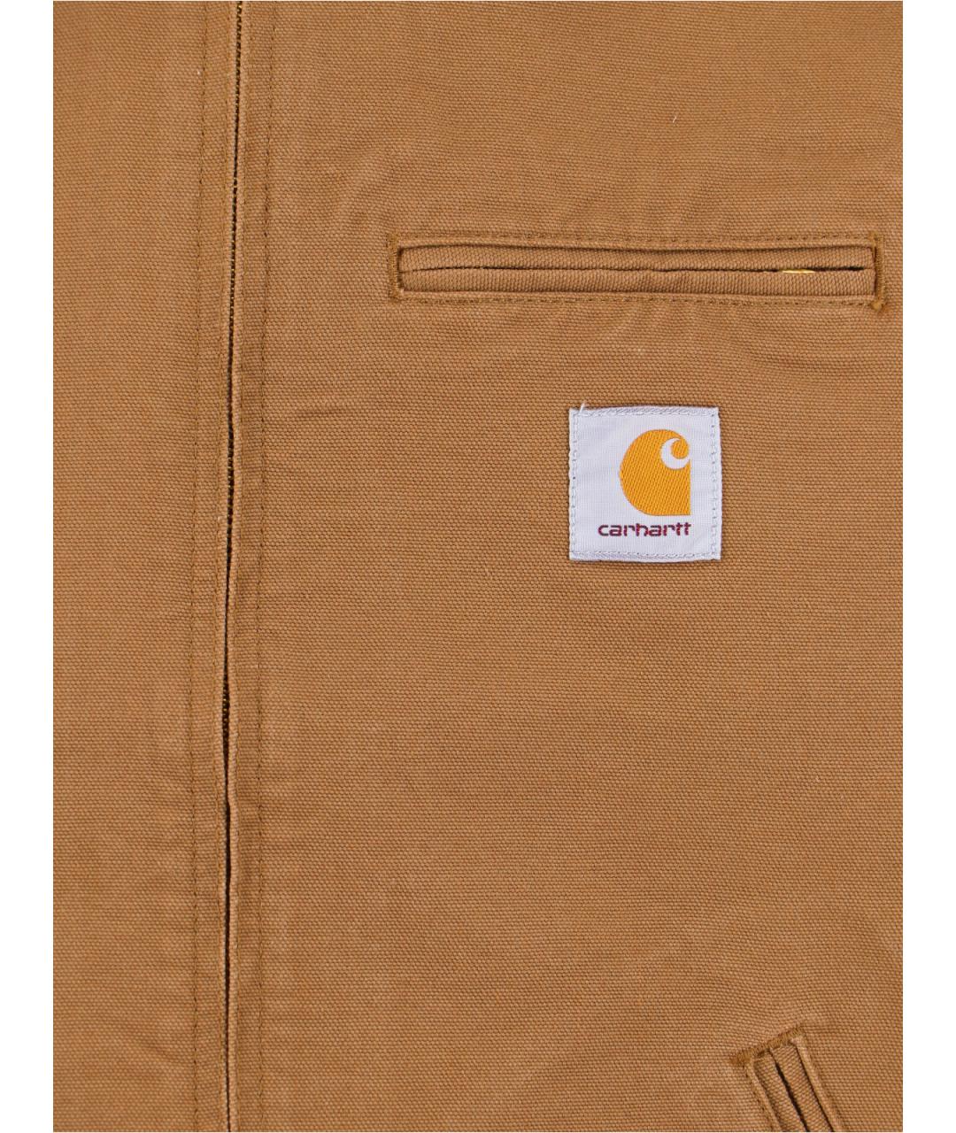 CARHARTT WIP Коричневая хлопковая куртка, фото 3