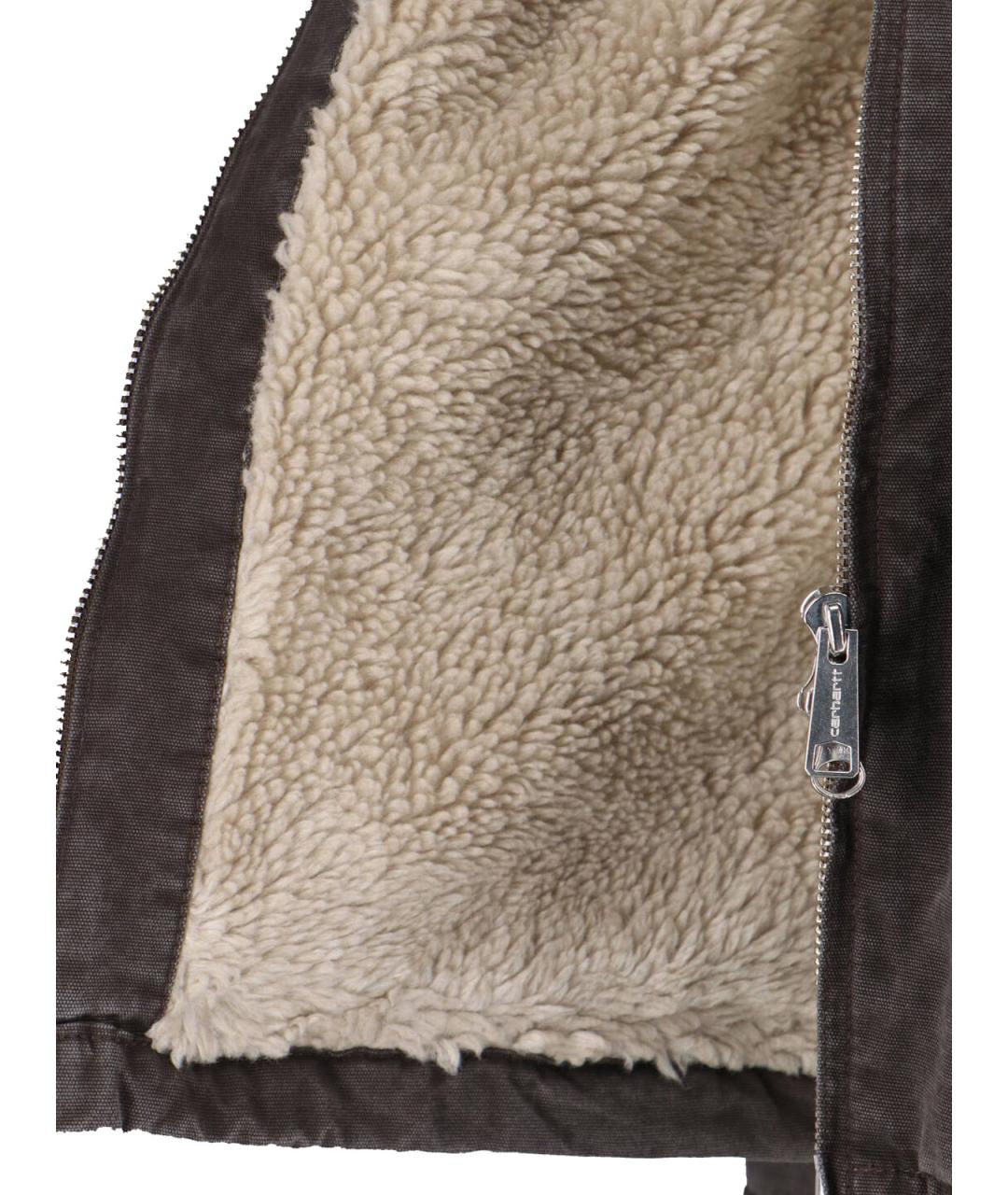 CARHARTT WIP Коричневая хлопковая куртка, фото 5