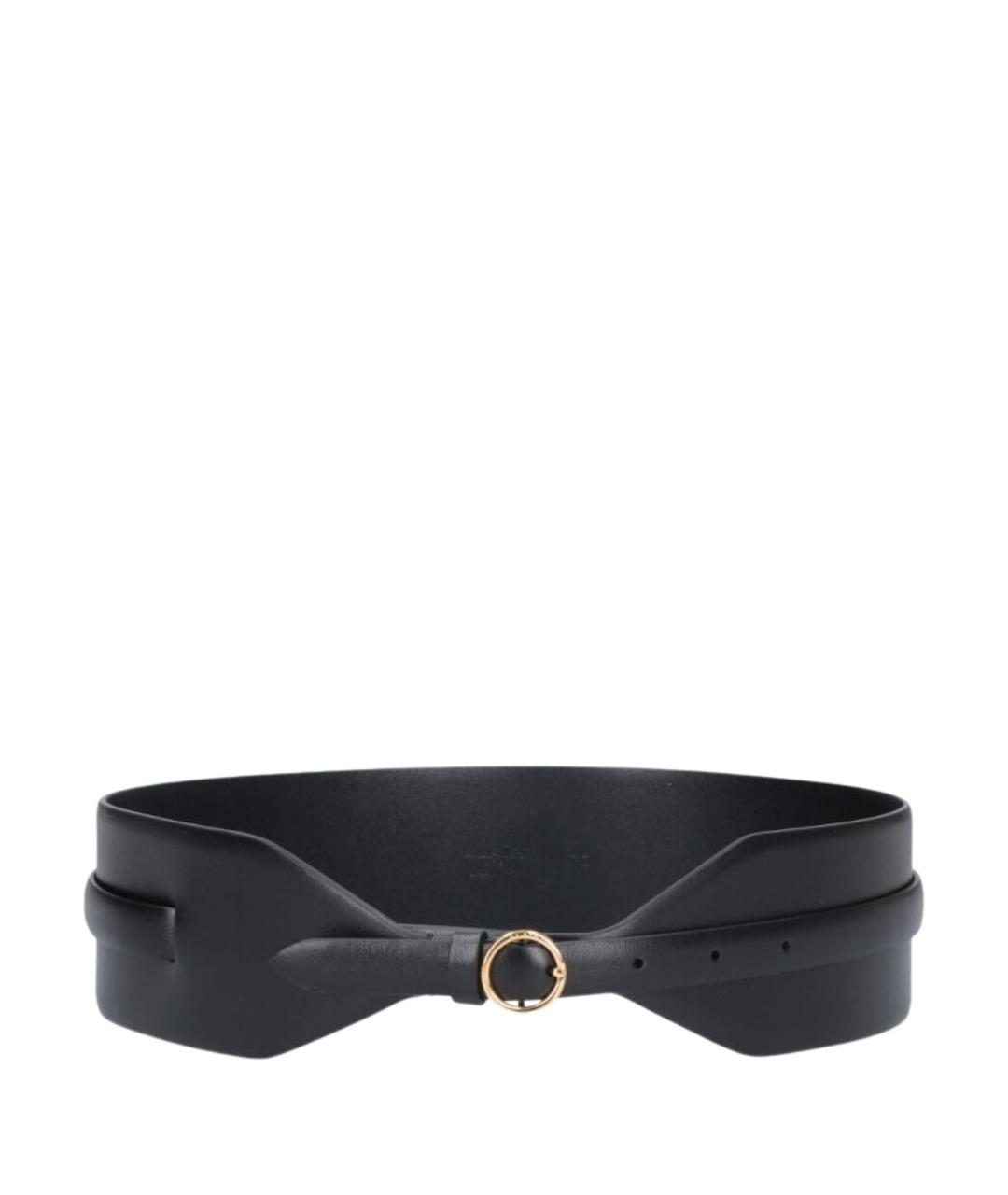ALAIA Черный кожаный ремень, фото 1