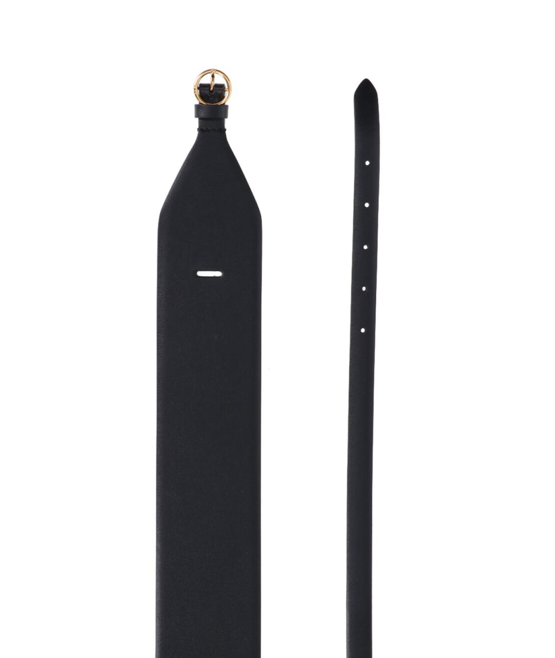 ALAIA Черный кожаный ремень, фото 2