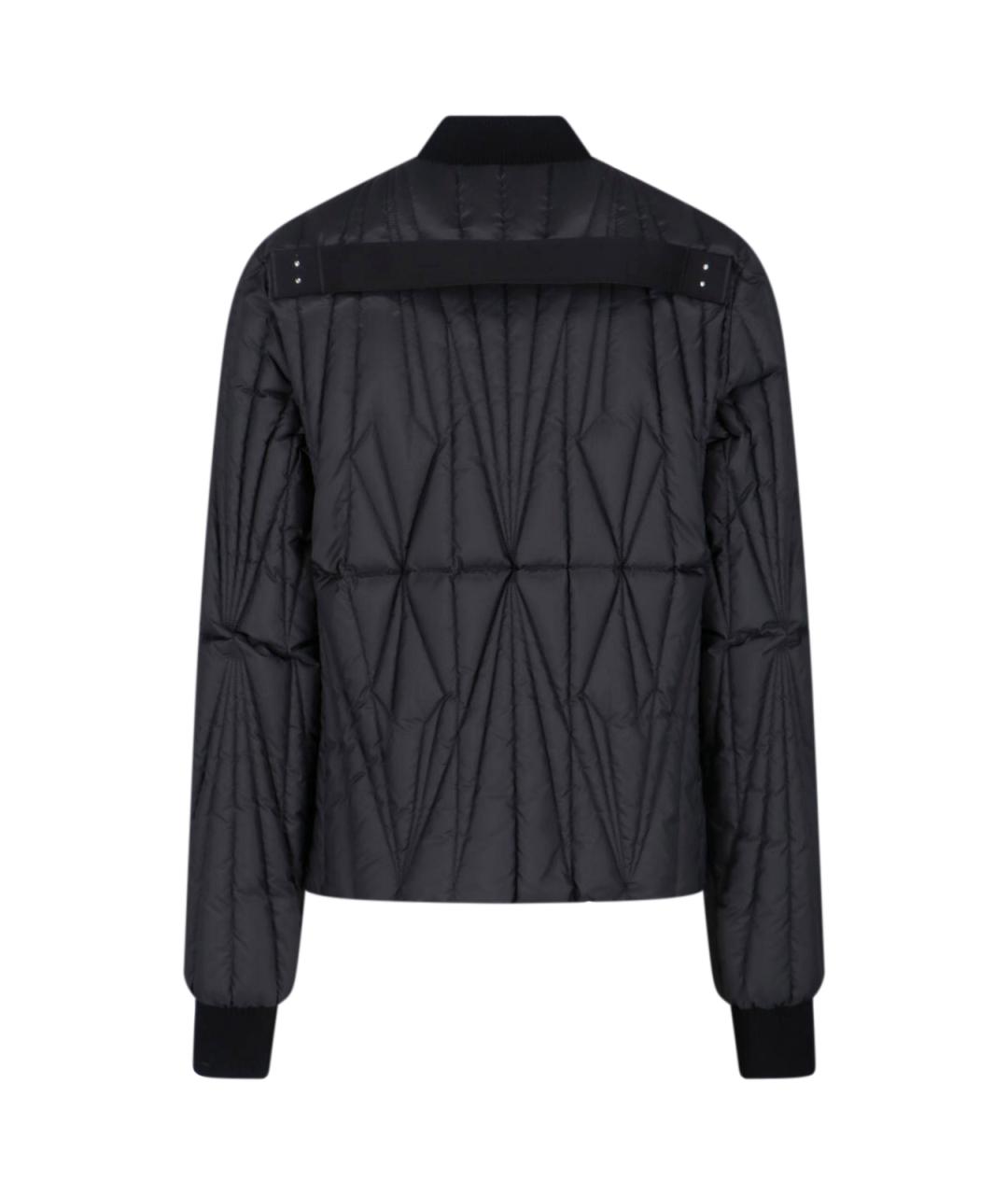 MONCLER Черный полиэстеровый пуховик, фото 2