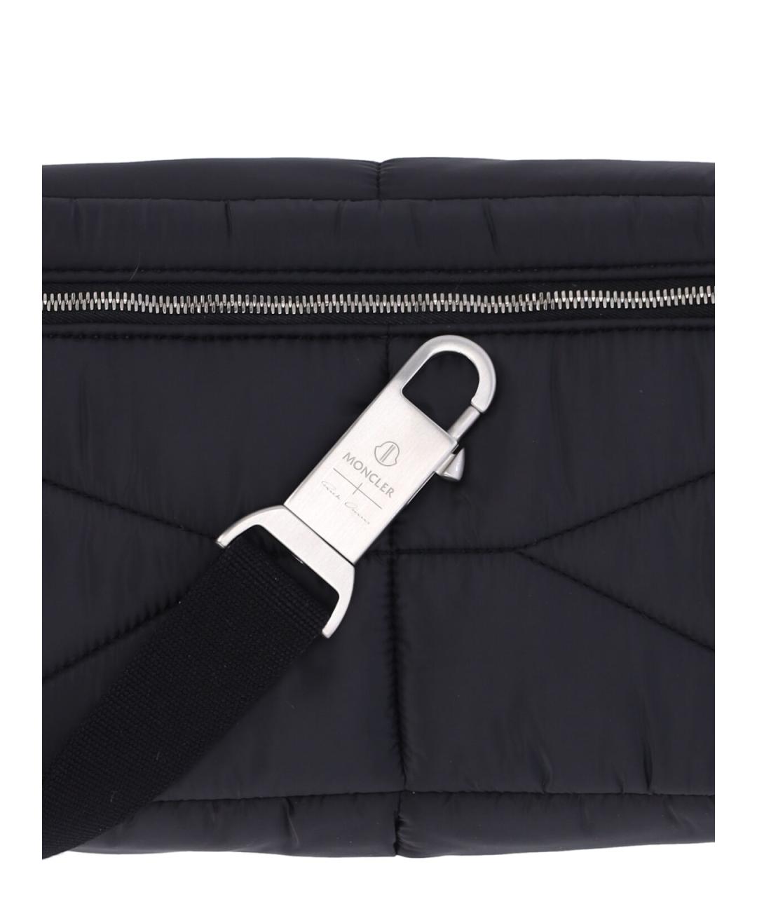 MONCLER Черная поясная сумка, фото 4
