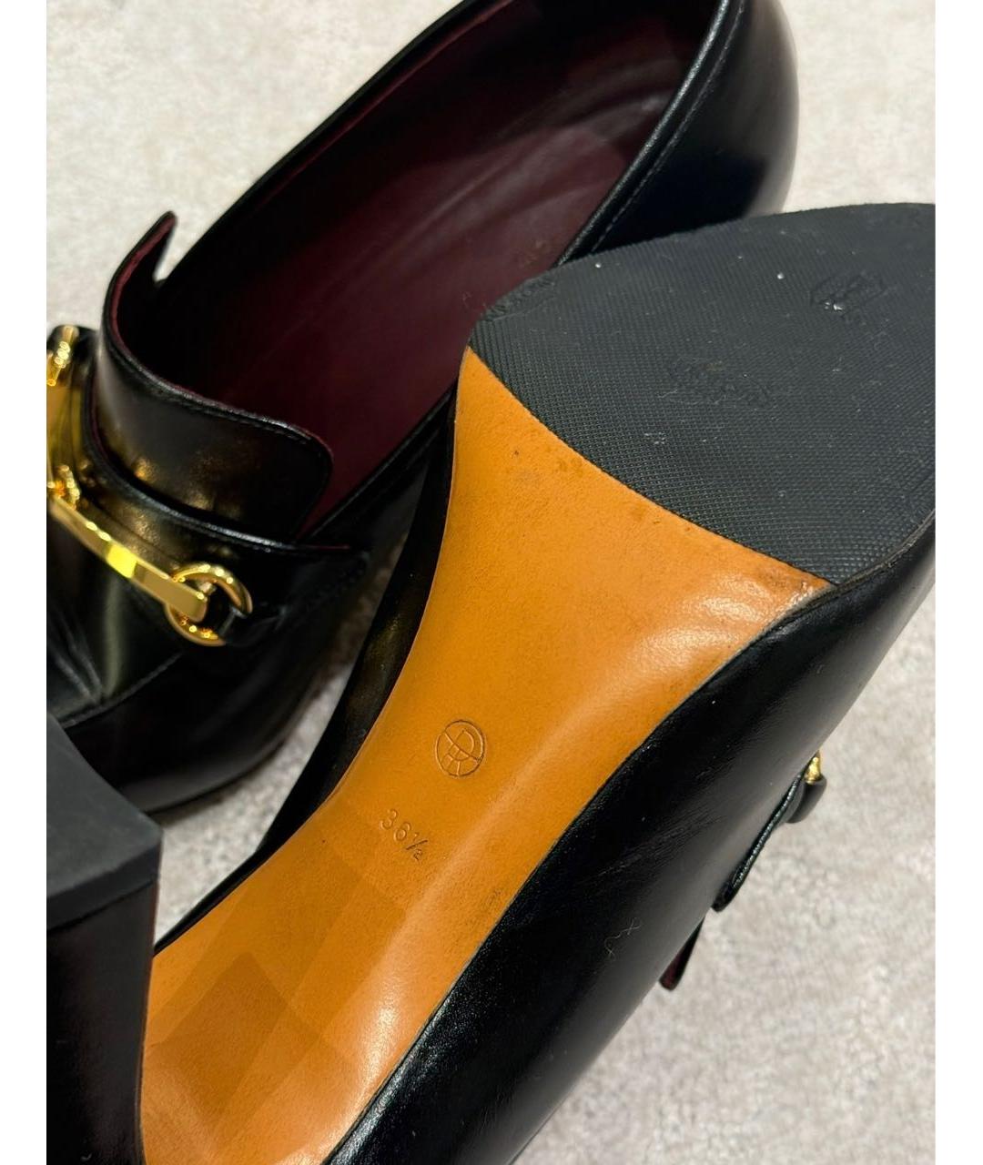 THE ROW Черные кожаные туфли, фото 5