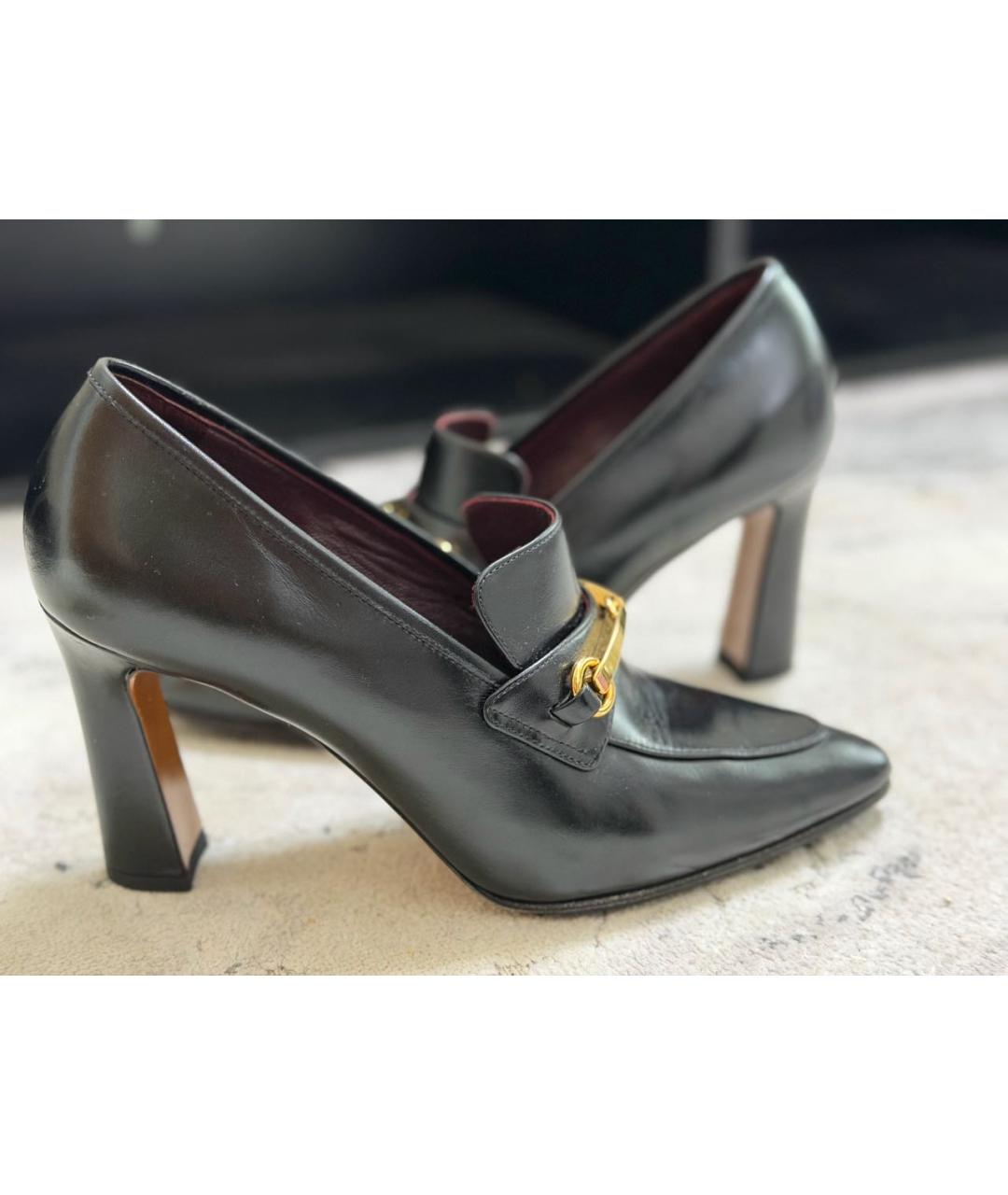 THE ROW Черные кожаные туфли, фото 6