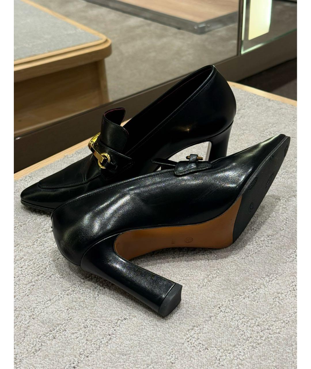 THE ROW Черные кожаные туфли, фото 4